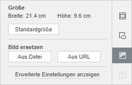 Registerkarte Bildeinstellungen