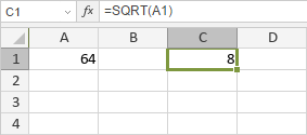 Функция SQRT