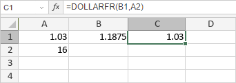 DOLLARFR Function