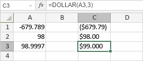 DOLLAR Function