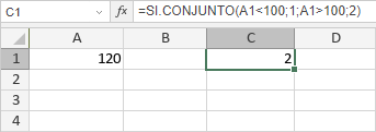 Función SI.CONJUNTO