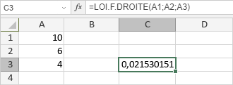 Fonction LOI.F.DROITE