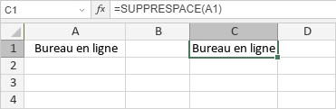 Fonction SUPPRESPACE