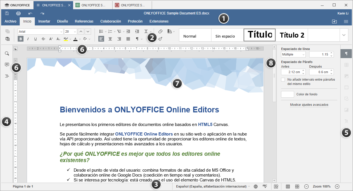 Editor de documentos de escritorio