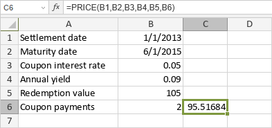 PRICE Function