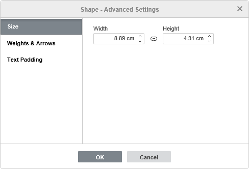 Shape - Advanced Settings
