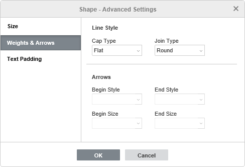 Shape - Advanced Settings