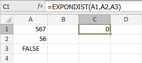 Funzione EXPONDIST