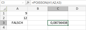 POISSON-Funktion