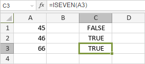 ISEVEN Function