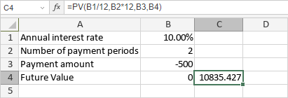 PV Function