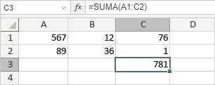 Función SUMA