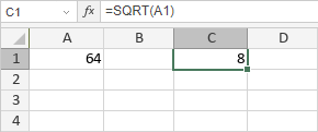 Funzione SQRT