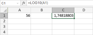 Fonction LOG10