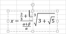 Edited Equation