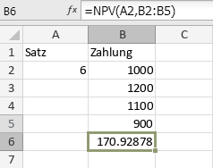 NPV-Funktion