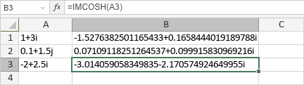 IMCOSH Function