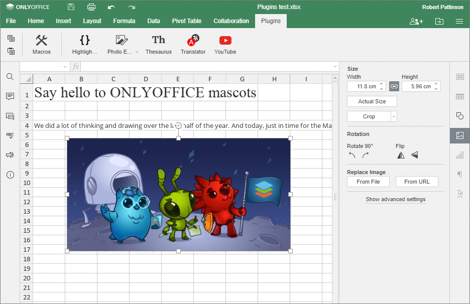 Gif de l'extension image