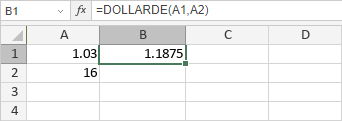 Función MONEDADE