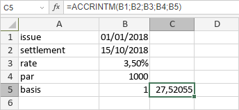 Fonction ACCRINTM