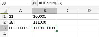 Fonction HEXBIN