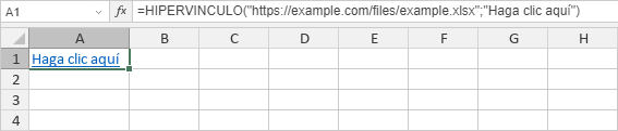 Función HIPERVINCULO