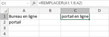 Fonction REMPLACER