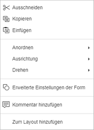 Zum Layout hinzufügen