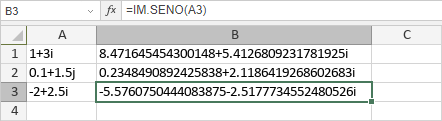 Función IM.SENO