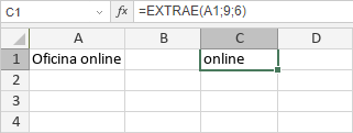 Función EXTRAE/EXTRAEB