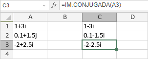 Función IM.CONJUGADA