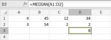 Funzione MEDIAN