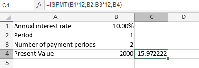 ISPMT Function