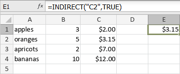 INDIRECT Function