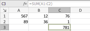 SUM Function