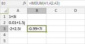 Función IMSUM