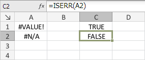 ISERR Function