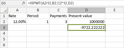 ISPMT Function