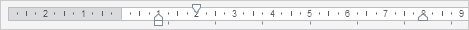 Ruler - Indent markers