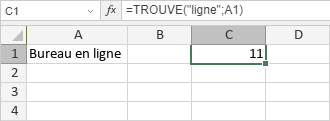 Fonction TROUVE/TROUVERB