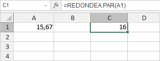 Función REDONDEA.PAR