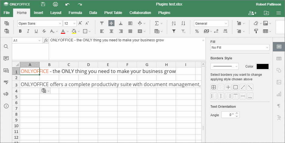 Gif de l'extension Traducteur