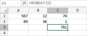 SUM Function