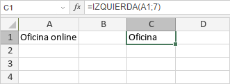 Función IZQUIERDA/IZQUIERDAB