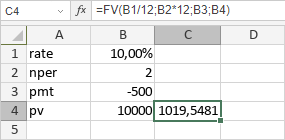 Fonction FV