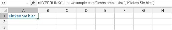 HYPERLINLK-Funktion