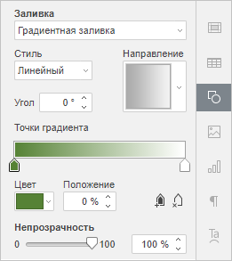 Градиентная заливка