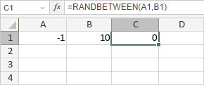 RANDBETWEEN Function