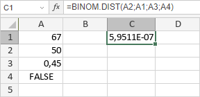 Fonction BINOM.DIST