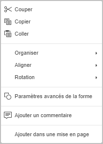 Ajouter dans une mise en page